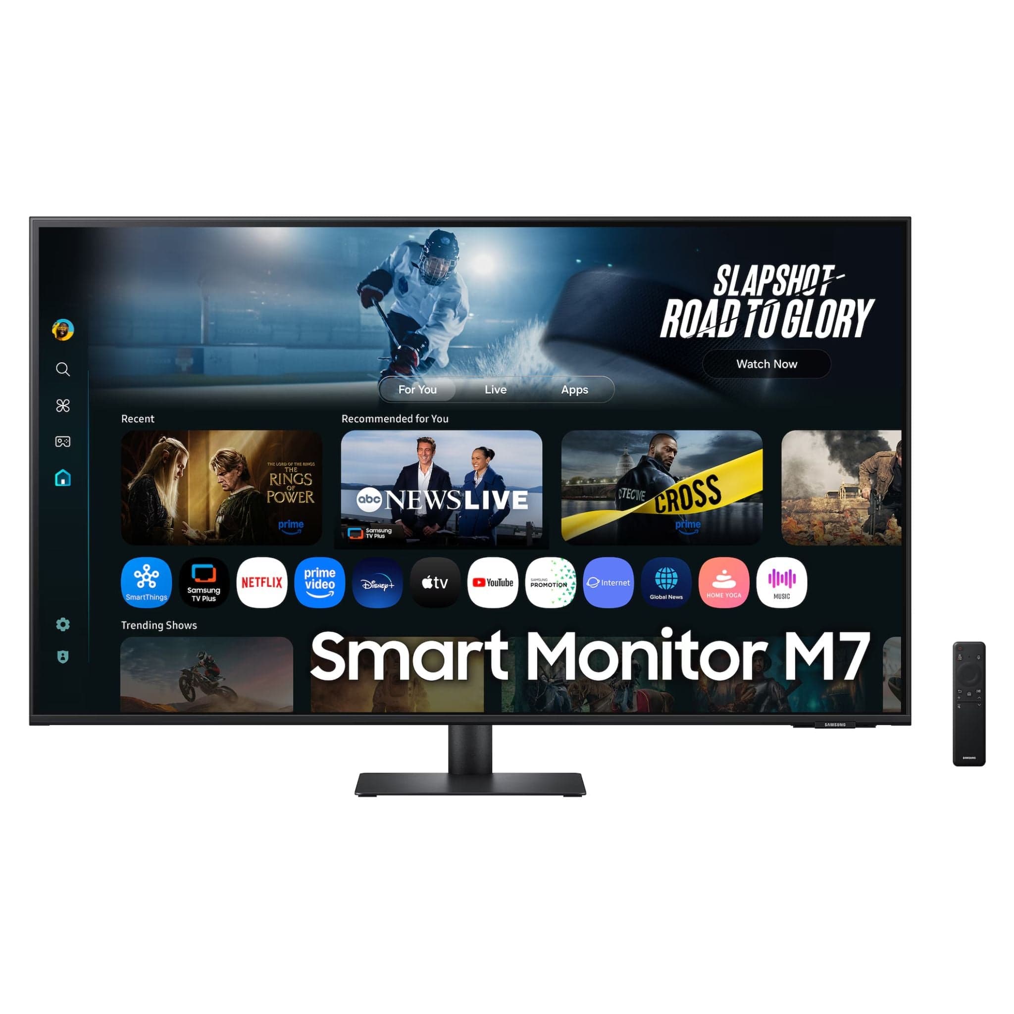 Samsung Monitors Samsung M7 M70F 43" 4K (UHD) Smart Monitor with Speakers and Remote
