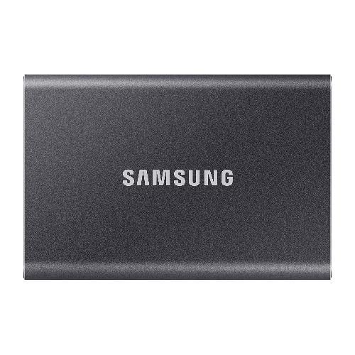 Samsung Samsung Portable SSD T7 USB 3.2 1TB - Titanium Grey (MU-PC1T0T) Main image