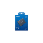 Samsung Storage Samsung T7 Portable SSD - 2 TB - USB 3.2 Gen.2 External SSD Titanium Grey (MU-PC2T0T/WW)