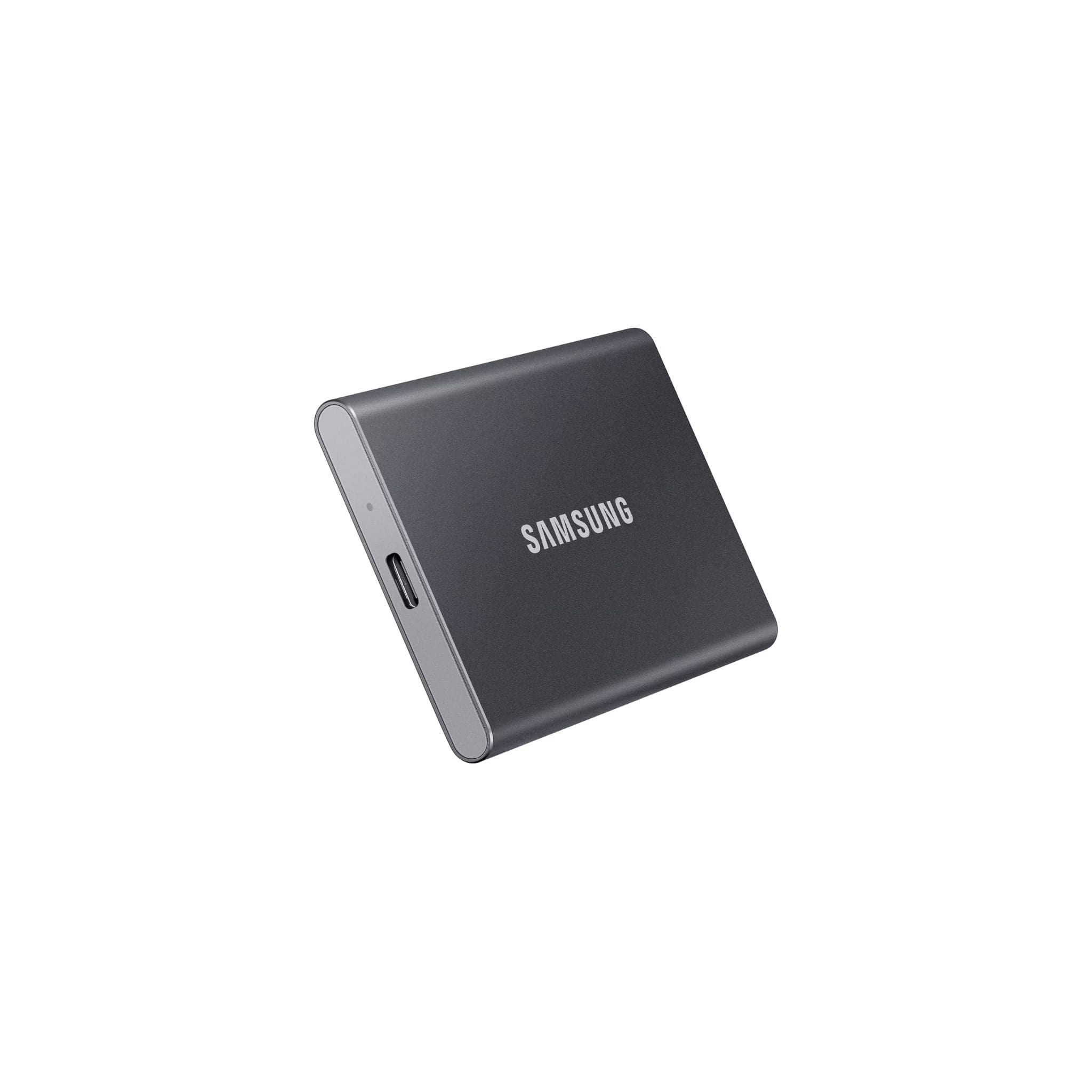 Samsung Storage Samsung T7 Portable SSD - 2 TB - USB 3.2 Gen.2 External SSD Titanium Grey (MU-PC2T0T/WW)
