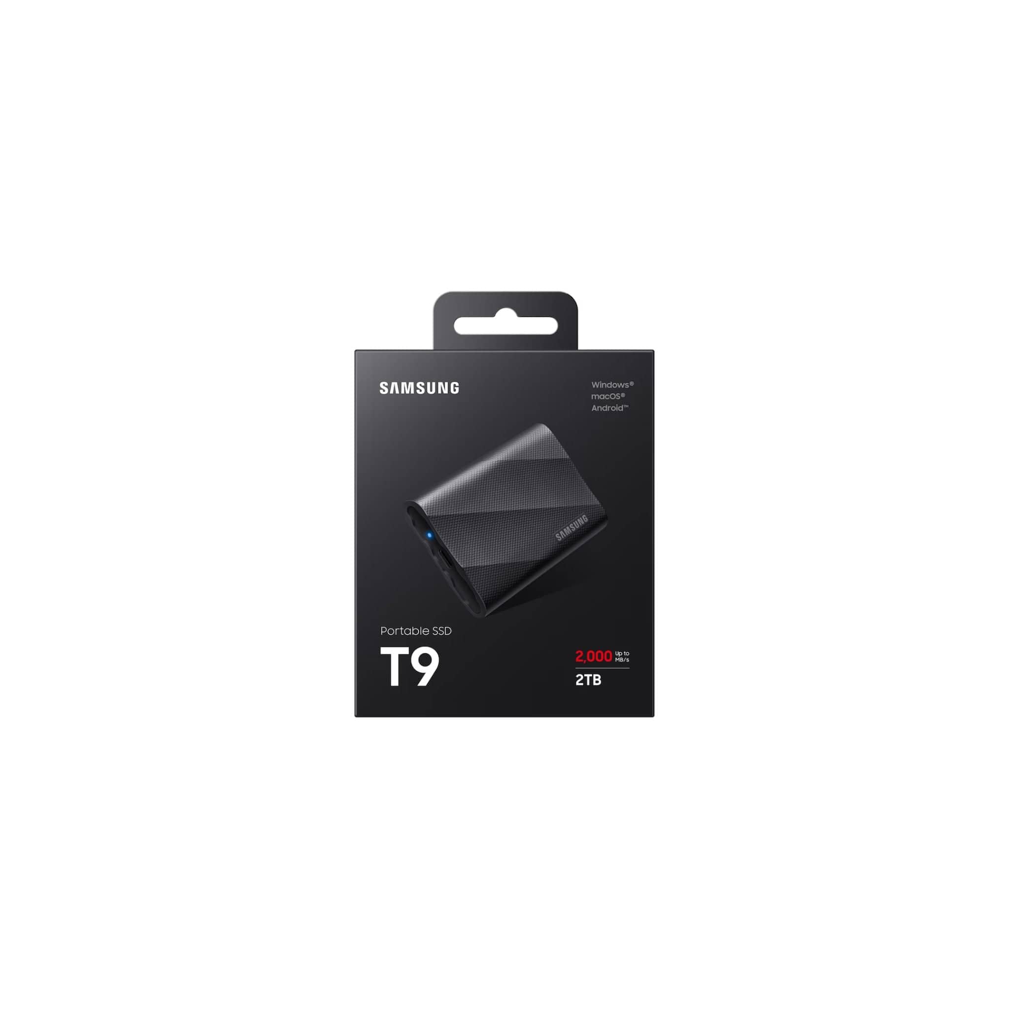 Samsung Storage Samsung T9 Portable 2TB SSD USB 3.2 Gen2x2 USB-C Black