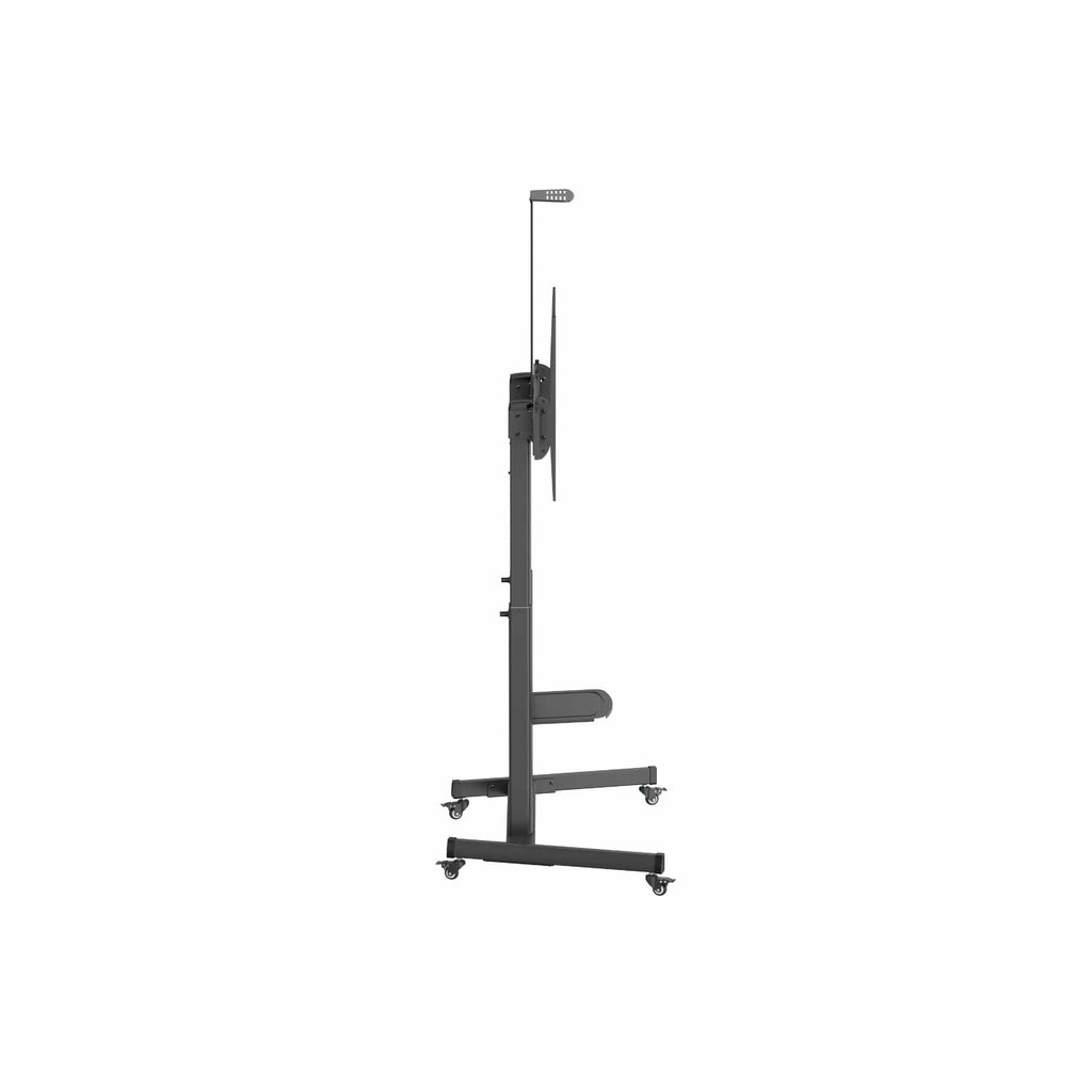 Smaat Interactive Products And Accessories Smaat 60" - 100" Mobile Height-Adjustable Interactive Flat Panel and Television Cart with Quick-Release Spring Lock.