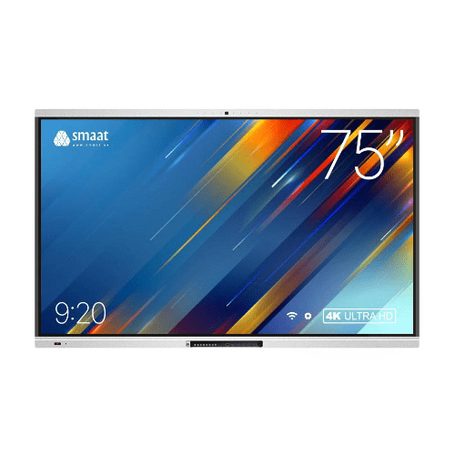 Smaat Interactive Products And Accessories Smaat 75" 4K(UHD) interactive Flat Panel with in-built 4K(13MP) Camera