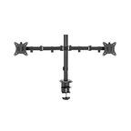 Smaat Others Smaat SDA102BK Dual Monitor Stand for 13 to 32 Inch Screens, Dual Monitor Arm Ergonomic Viewing Angle, Dual Monitor Mount - Adjustable Tilt ±90°/ Swivel 180°/ Rotate 360°/ VESA 75/100mm