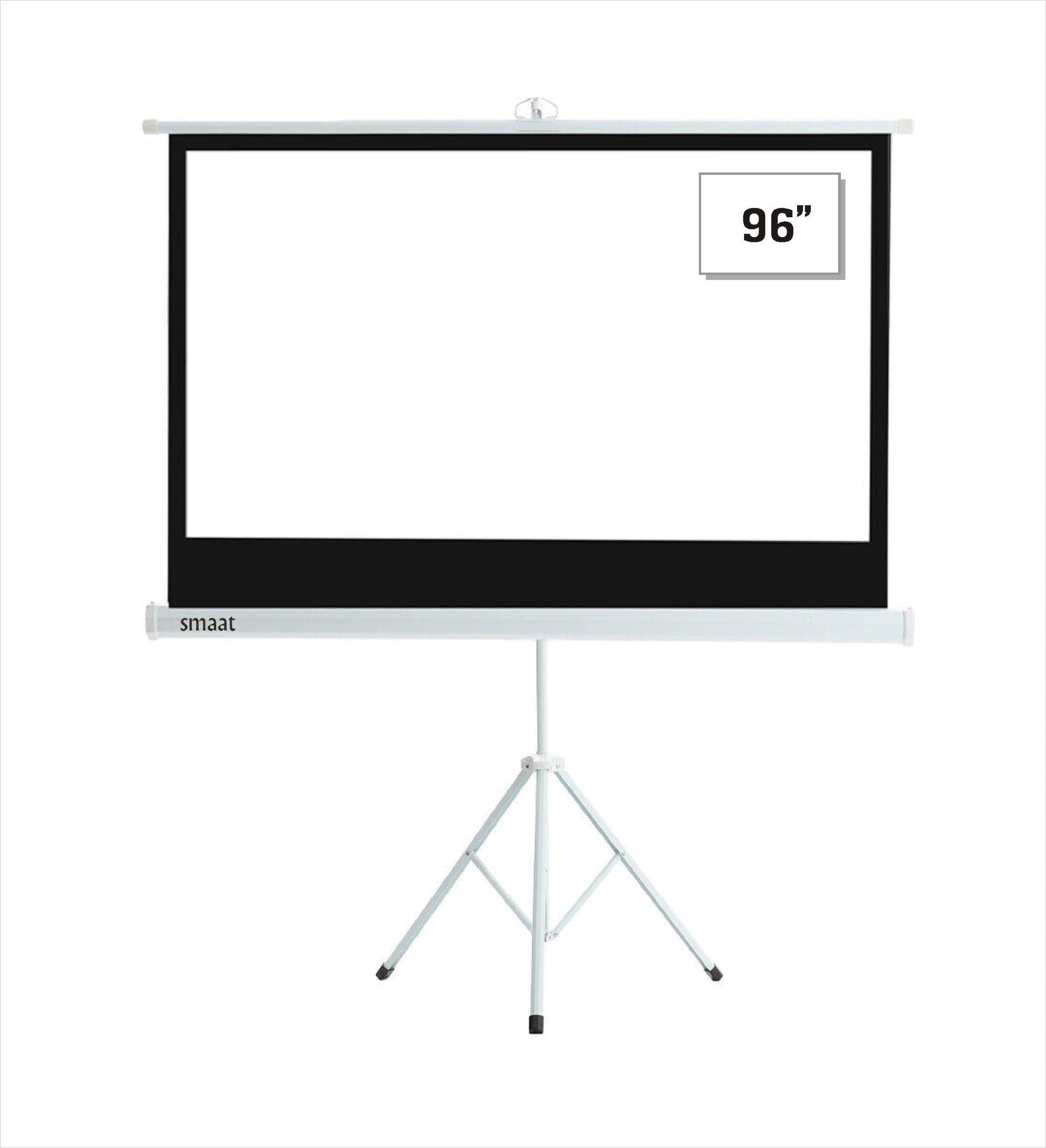 Smaat Projector Accessories Smaat 96" X 96" Portable Tripod Projection Screen Main image