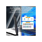 Smaat Projector Accessories Smaat Wireless Presenter Flip Pen, 2.4GHz Powerpoint Presentation Remote Control Laser Pointer Office PowerPoint PPT Remote Control Clicker Presenter