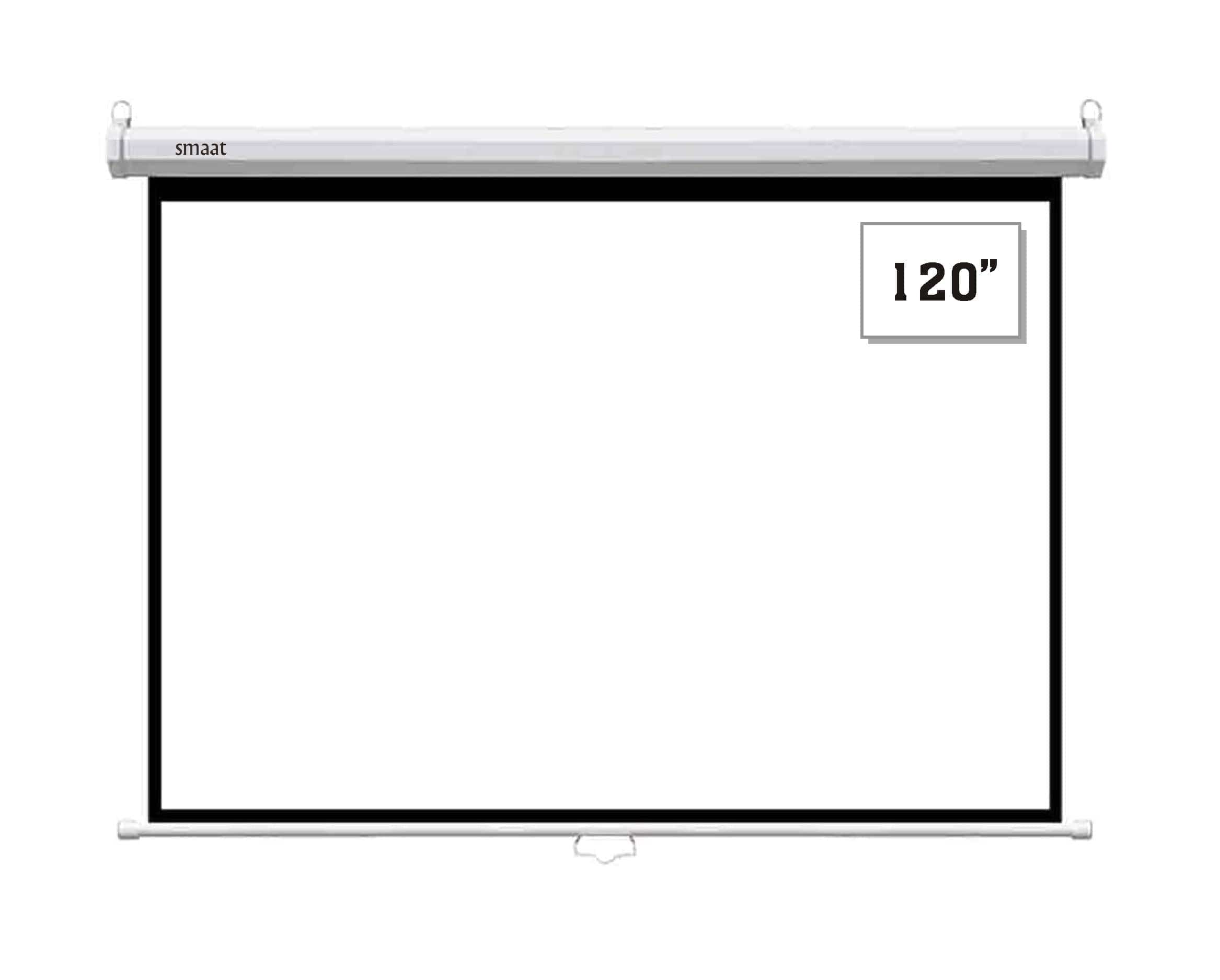 Smaat Smaat 120 X 120 Inch Manual Pull Down Projection Screen Main image
