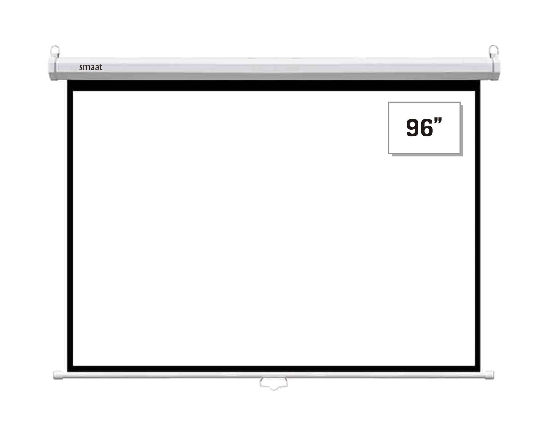 Smaat Smaat 96 X 96 Inch Manual Pull Down Projection Screen Main image