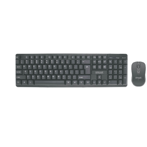 Smaat SMAAT SKM930w Wireless Keyboard And Mouse Combo - Black Main image