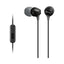 Sony Headphones Sony MDREX15AP in-Ear Earbud Headphones with Mic, Black