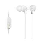 Sony Headphones Sony MDREX15AP in-Ear Earbud Headphones with Mic, White
