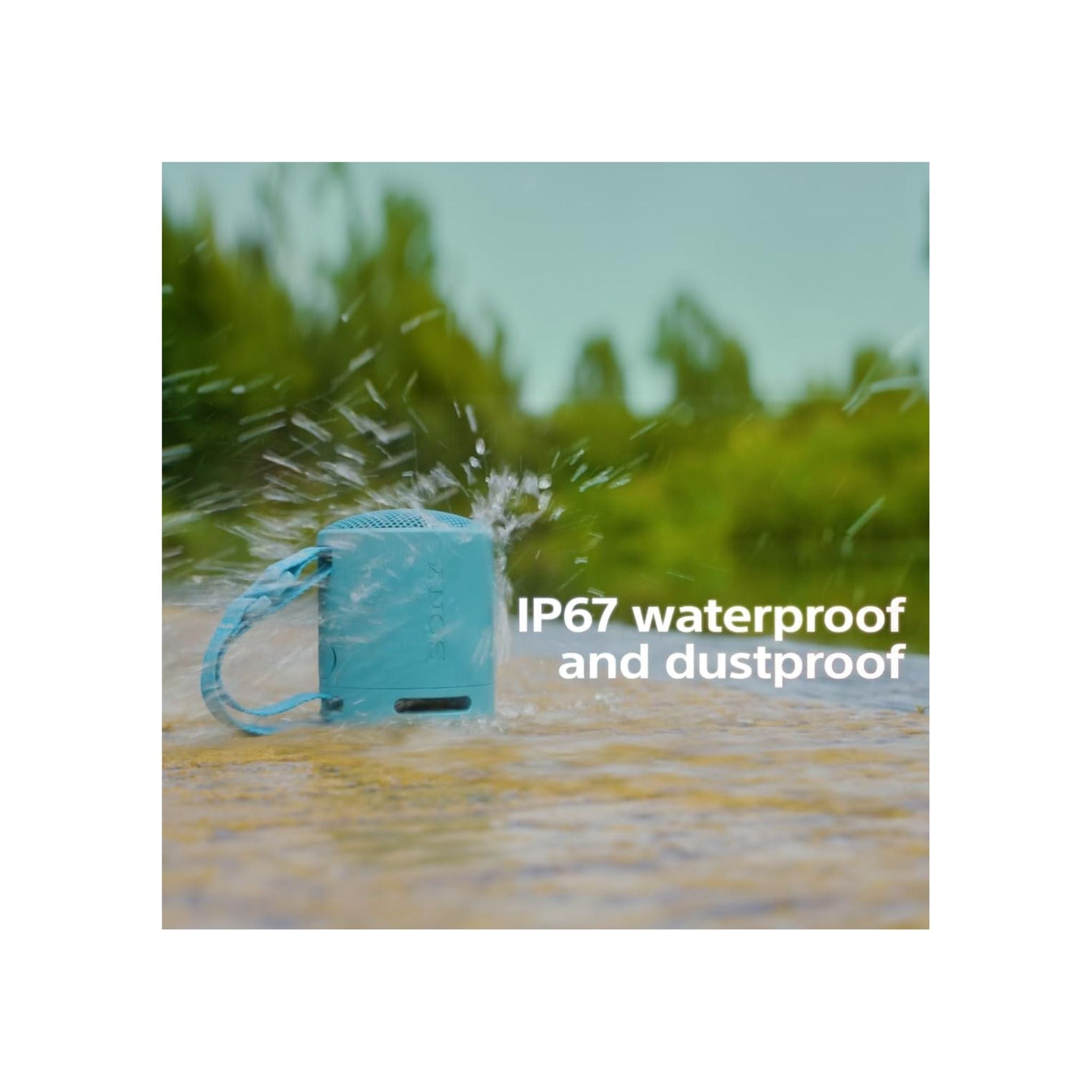 Sony Headphones Sony SRS-XB100 - Wireless Bluetooth, Portable, Lightweight, Compact, Outdoor, Travel Speaker - Black