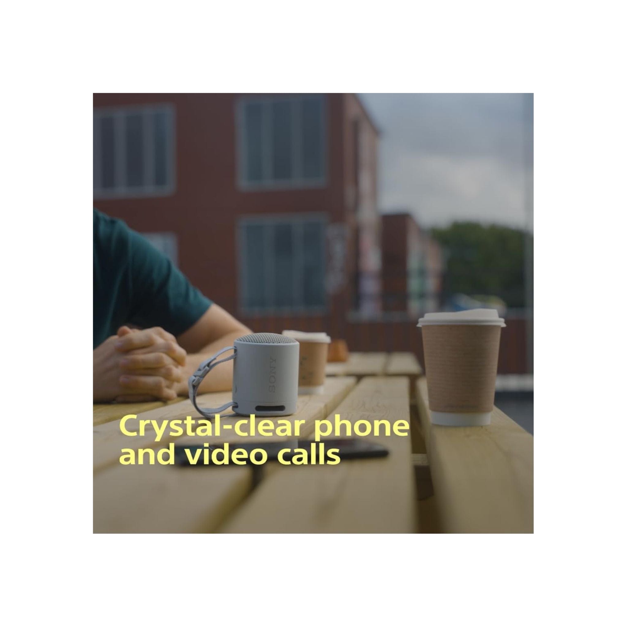 Sony Headphones Sony SRS-XB100 - Wireless Bluetooth, Portable, Lightweight, Compact, Outdoor, Travel Speaker - Black