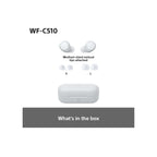 Sony Headphones Sony WF-C510 Truly Wireless Earbuds – Small, Light, Bluetooth In Ear Headphones - White
