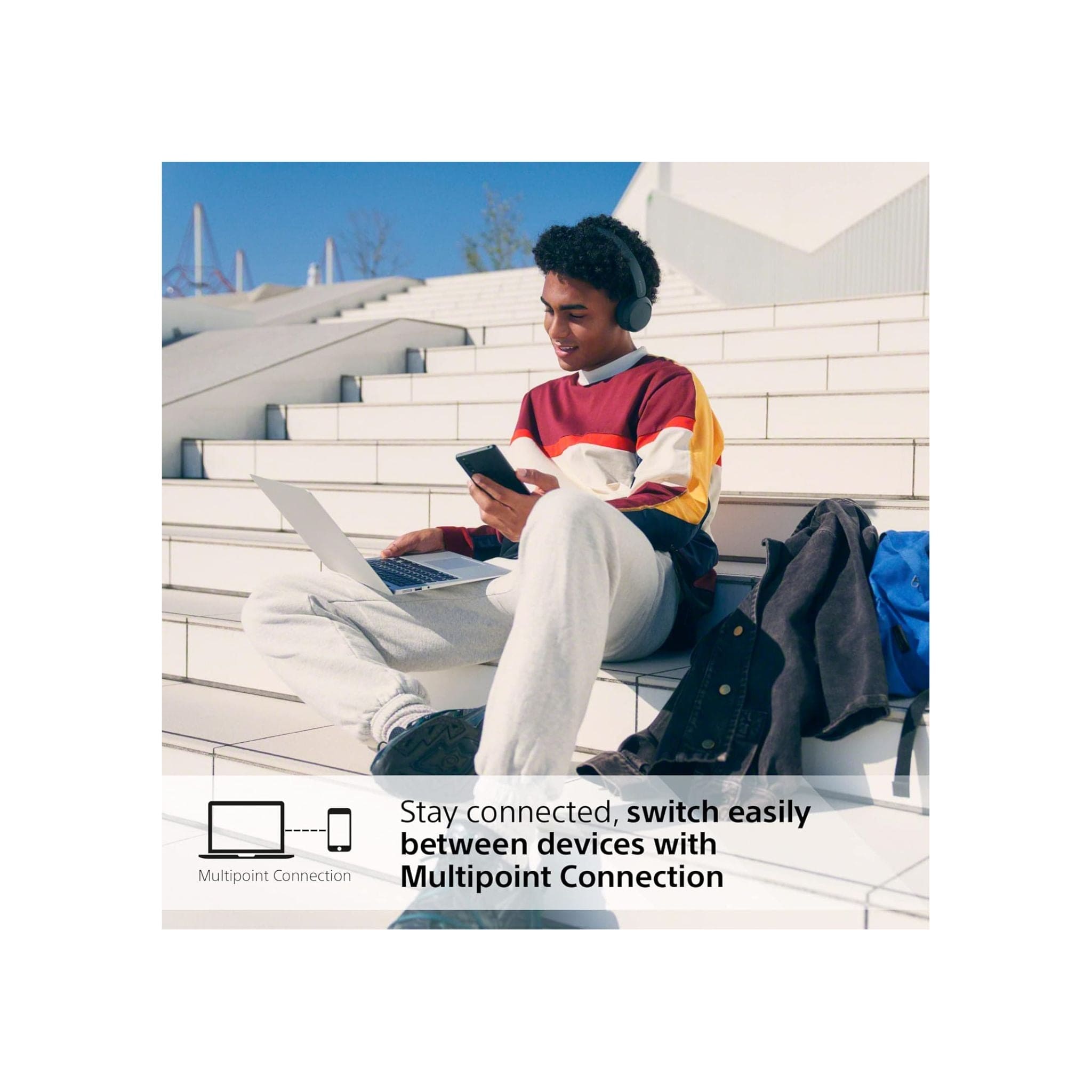 Sony Headphones Sony WH-CH520 Wireless Bluetooth Headphones - Black