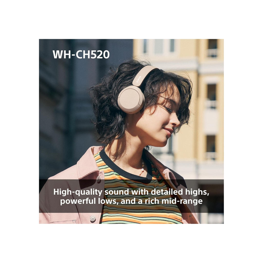 Sony Headphones Sony WH-CH520 Wireless Bluetooth Headphones - Pink