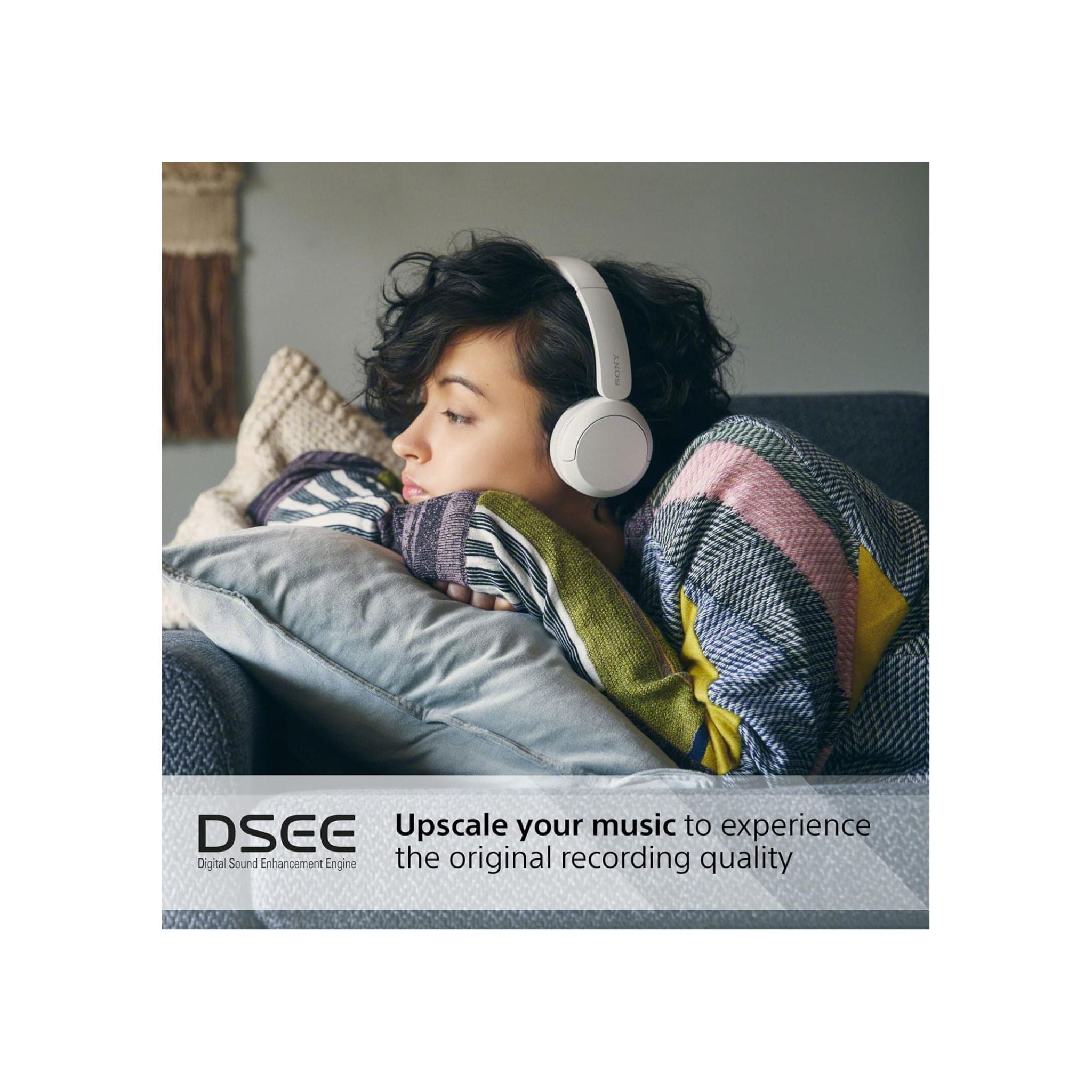 Sony Headphones Sony WH-CH520 Wireless Bluetooth Headphones - White