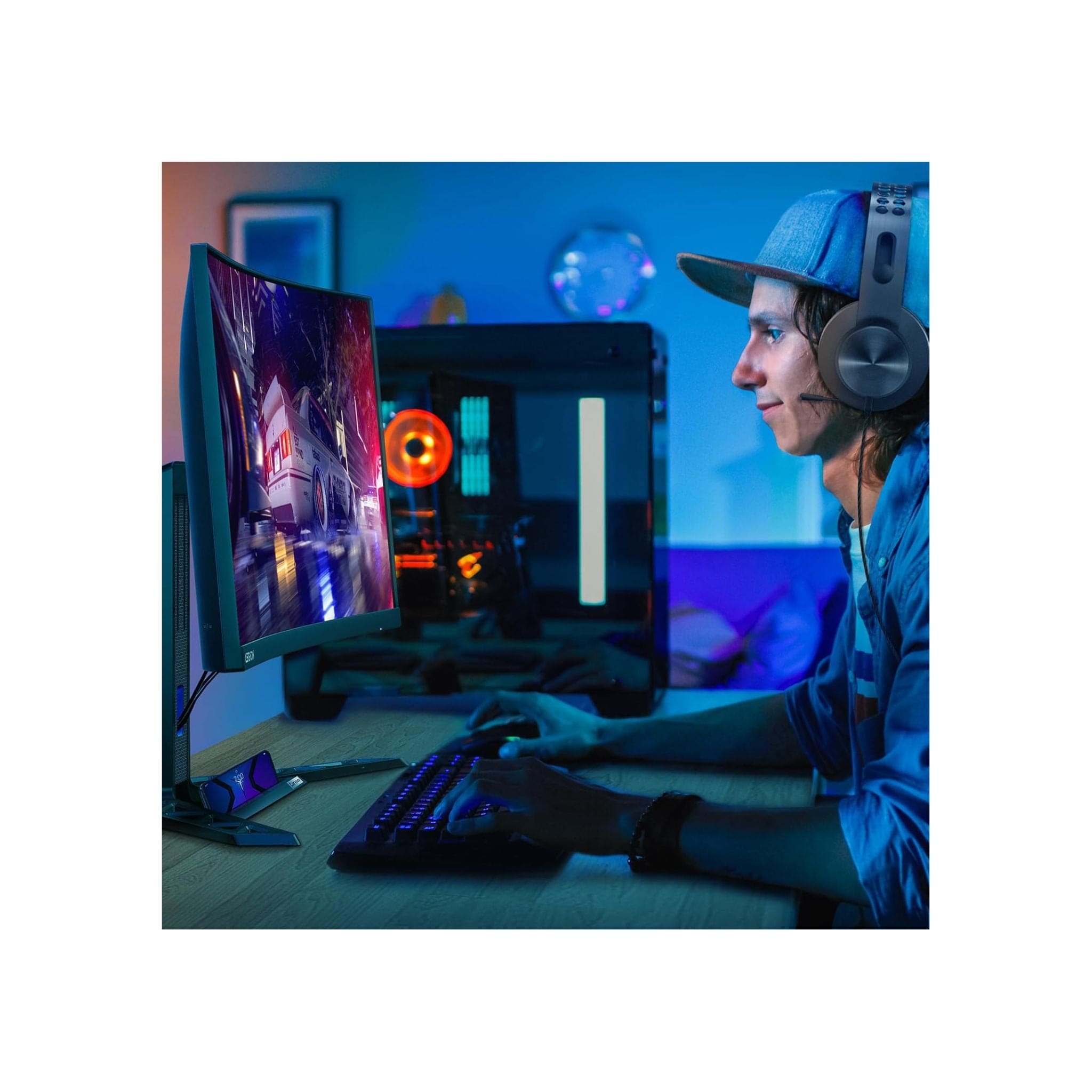 Lenovo Legion R27fc-30 Full HD 240Hz Curved Gaming Monitor Secondary image