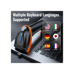 Tera Printers and Scanners Tera 5100 Wireless Rechargeable 1D Laser Barcode Scanner