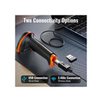 Tera Printers and Scanners Tera 5100 Wireless Rechargeable 1D Laser Barcode Scanner