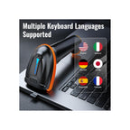 Tera Printers and Scanners Tera D5100 Handheld Wireless 1D 2D Barcode Scanner and QR Code Reader