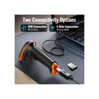 Tera Printers and Scanners Tera D5100 Handheld Wireless 1D 2D Barcode Scanner and QR Code Reader