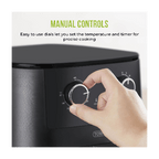 Tower Kitchen TOWER Vortx 4.2L  Manual Single Basket Air Fryer - Black