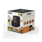 Tower Kitchen TOWER Vortx 4.2L  Manual Single Basket Air Fryer - Black