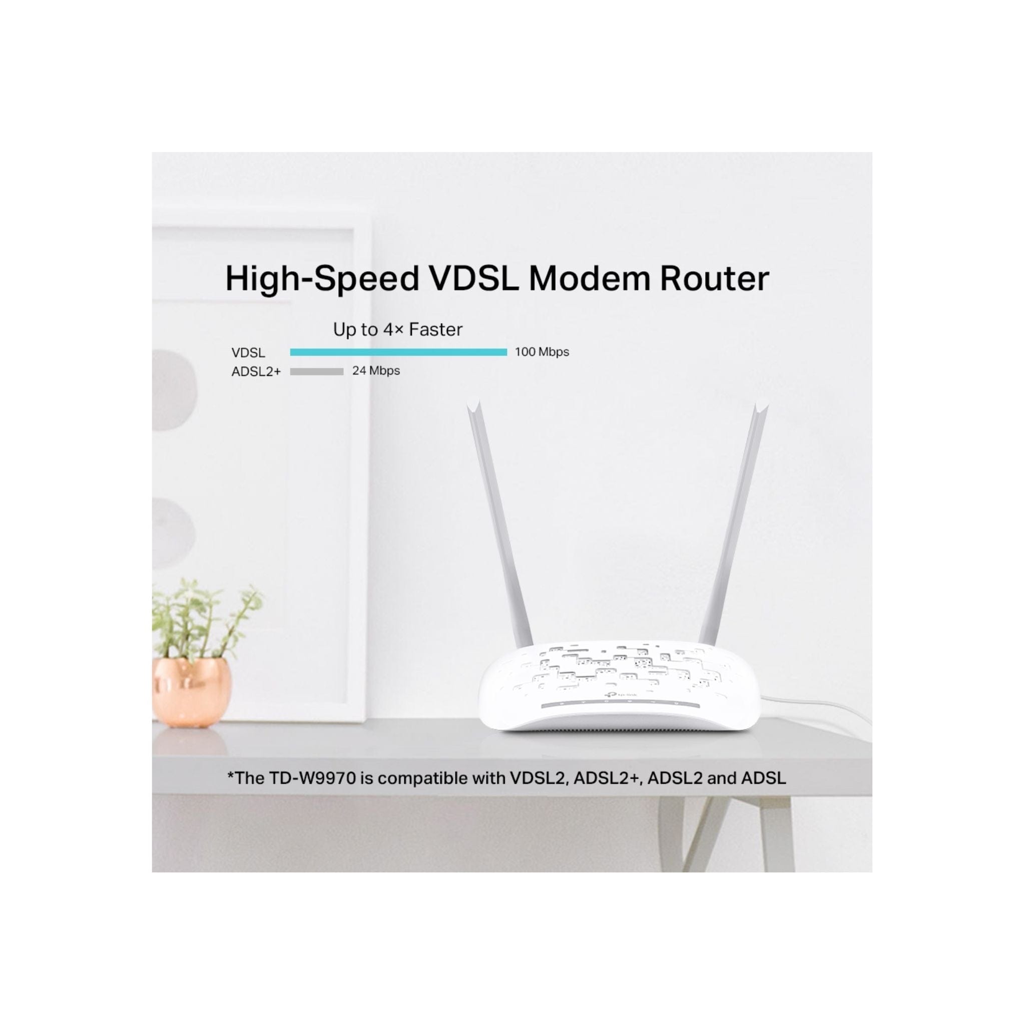TP-Link Routers TP-Link 300 Mbps Wireless N USB VDSL/ADSL Modem Router