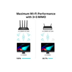TP-Link Routers TP-Link Archer C80 AC1900 MU-MIMO Dual Band Wireless Gaming Router, Wi-Fi Speed Up to 1300 Mbps/5 GHz + 600 Mbps/2.4 GHz, Supports Parental Control, Guest Wi-Fi