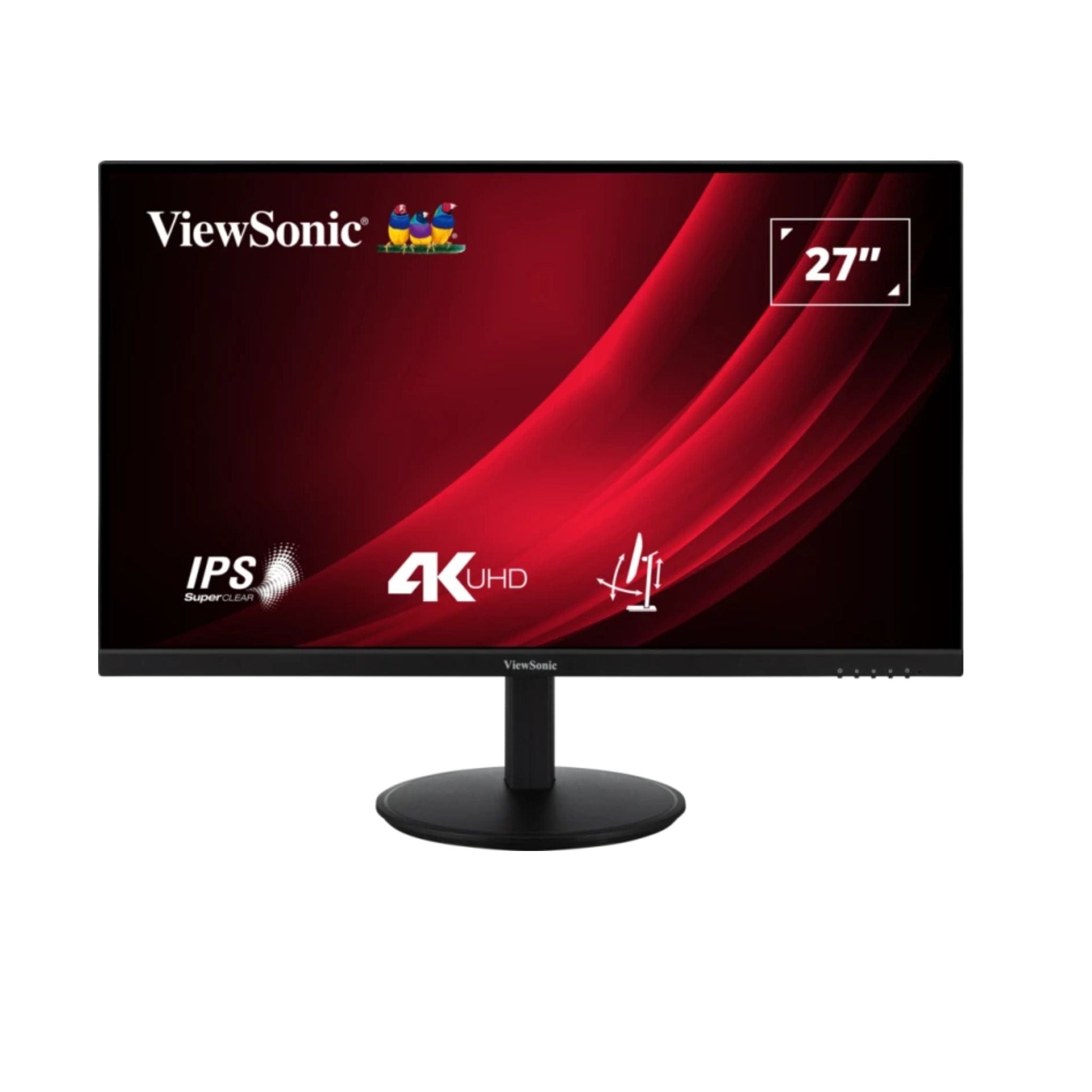 Viewsonic Monitors Viewsonic 27” 4K UHD Ergonomic Monitor with HDR 10 and Dual HDMI and DisplayPort