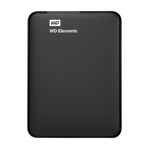 Western Digital WD 1TB Elements Portable External Hard Drive - USB 3.0 - Black