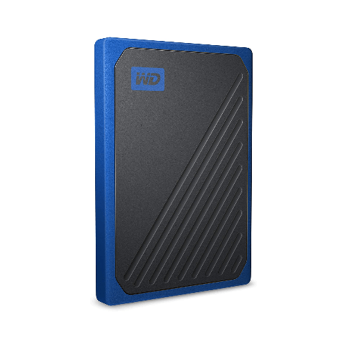 Western Digital WD 2TB My Passport Go SSD Cobalt Portable External Storage, USB 3.0