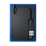 Western Digital WD 2TB My Passport Go SSD Cobalt Portable External Storage, USB 3.0