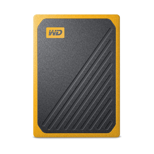 Western Digital WD 500GB My Passport Go SSD Portable External Storage, USB 3.0