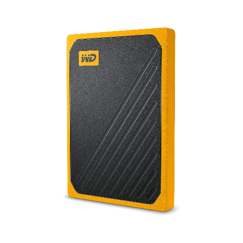 WD 500GB My Passport Go External SSD- Amber Secondary image