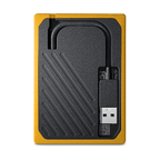 Western Digital WD 500GB My Passport Go SSD Portable External Storage, USB 3.0